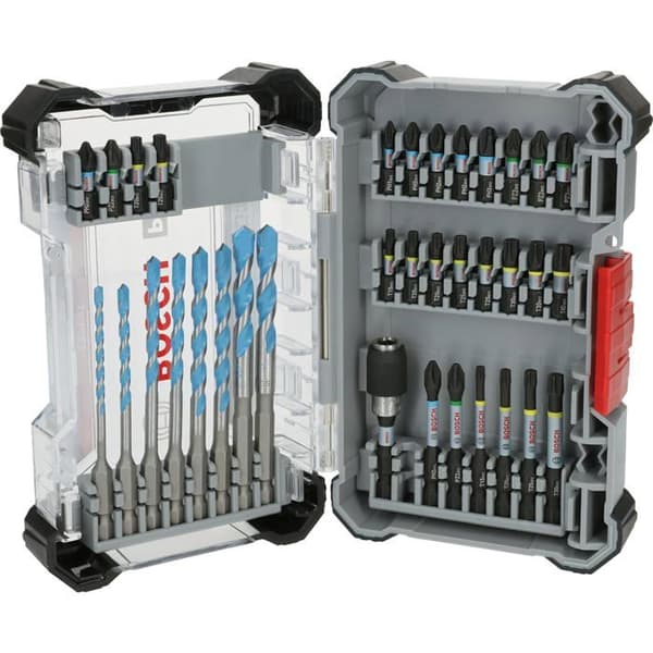 Værktøjssæt - BOSCH - PRO Impact Mixed Set - 35 dele - Modificeret stål - Robuste bits