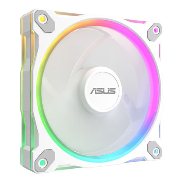 PC ventilator 12 cm - ASUS - Prime MR120 - ARGB - Hvid - Kabinet