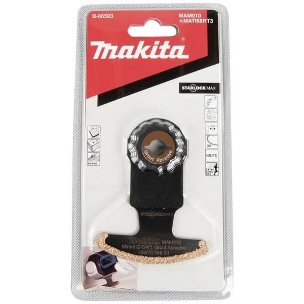 Segmentoitu sahalevy - MAKITA - B-66503 - Volframikarbidi - 68 mm - 1 kpl