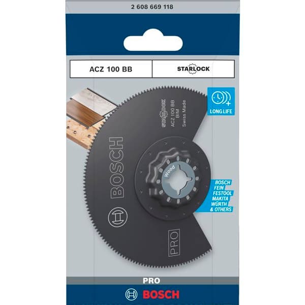 Savblad - Bosch - ACZ 100 BB - Multi Material - Ø 100 mm - Starlock