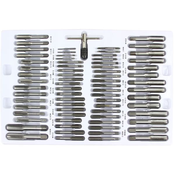 Taraus- ja kierteityssarja 110 osaa M2-M18 SilverTools S10290
