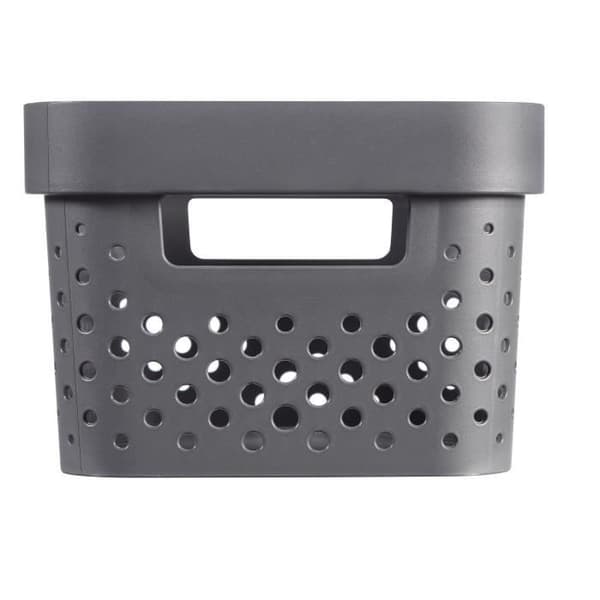 CURVER Infinity Bin 17L Dots - Genbrugsplastik - Grå