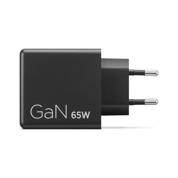 Lader - LENOVO - AATCAT0531 - 65W GaN - Dobbelt USB-C - Sort