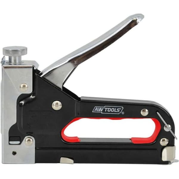 Hæftemaskine - AWTOOLS - AWTOOLS - 4–14 mm - Sort metal - Låsegreb