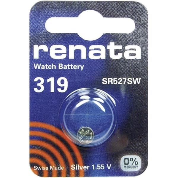 Oxyde Knap 319 Sølv Knap RENATA SR527SW