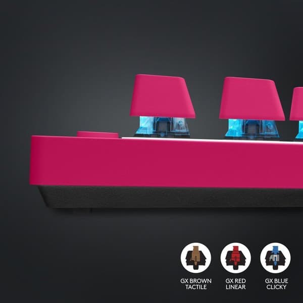 Spilklaviatur - Logitech - G PRO X TKL - Mekanisk - Trådløs - Dynamisk baggrundsbelyst