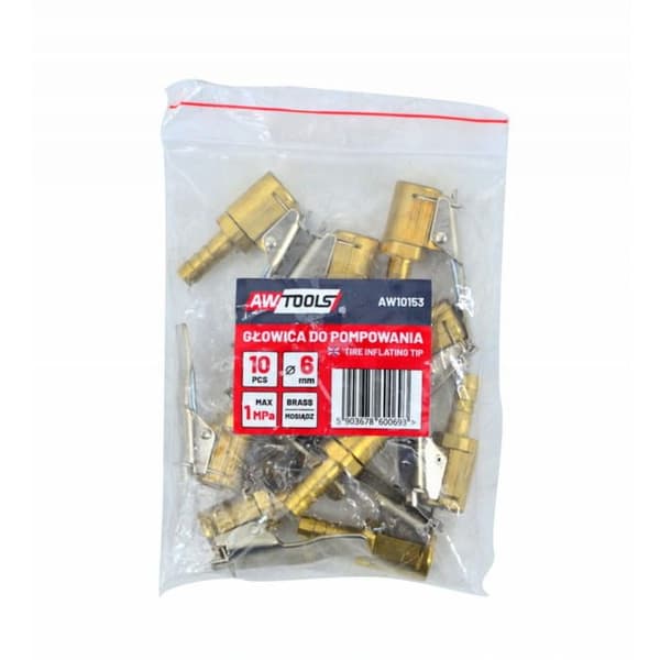 PUMPEHOVED AWTOOLS 8 mm / BRASS 10 STK.