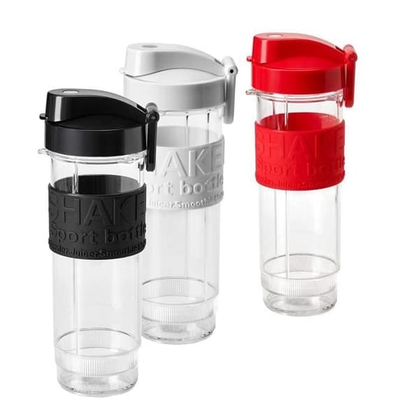 CONCEPT SM3385 smoothie maker ACTIVE SMOOTHIE, tre beholdere, 500 W, sort