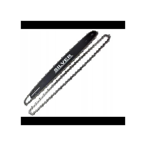 Guide og kæder til motorsav - SILVER - 45 cm / 18" - 2 kæder - Pas 0,325" - Mål 1,5 mm