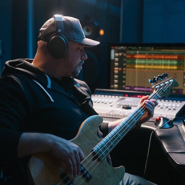 Sennheiser HD 480 PRO + Hörlursfodral för ljud/studio