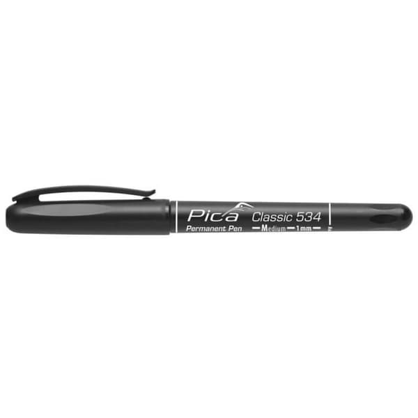 Pica Classic Permanent Filttusch 1 mm Rund Sort
