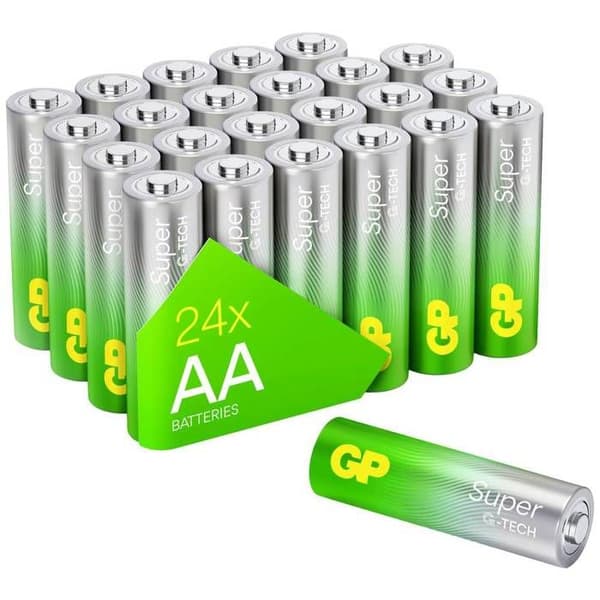 GP Super Pile LR6 (AA) alkalinen 1.5 V 24 kpl
