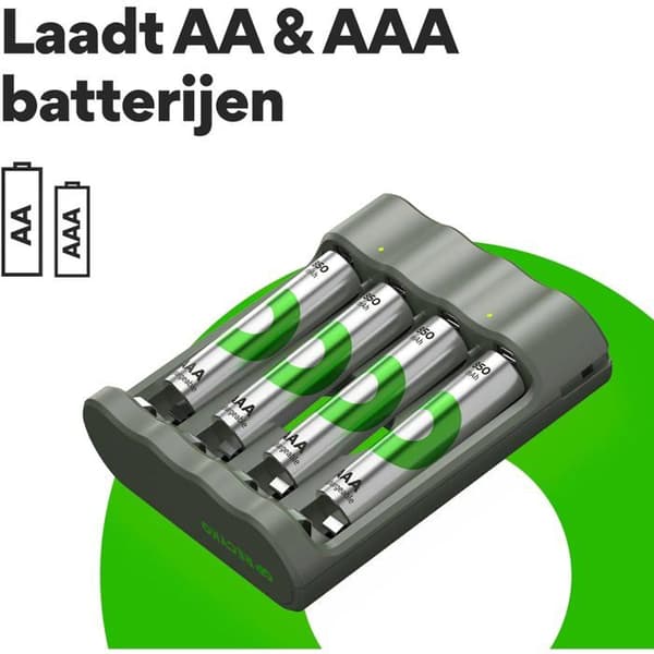 Daglig oplader GP B441 4xAAA 850mAh