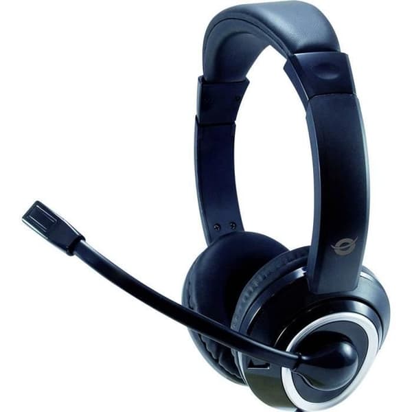 Micro-headset - CONCEPTRONIC - POLONA 01B - USB wired - Circumaural - Sort