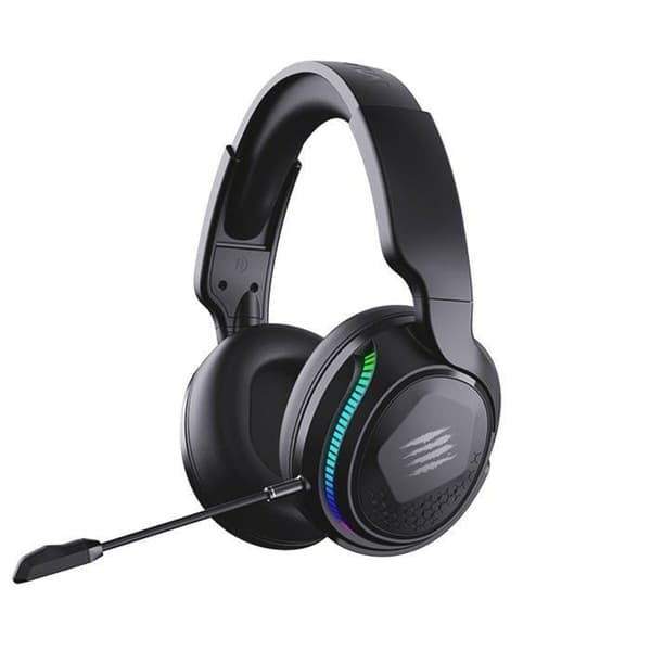 Headset with Microphone - Mad Catz - P.I.L.O.T. Pro - Black RGB - Bluetooth - Backlit