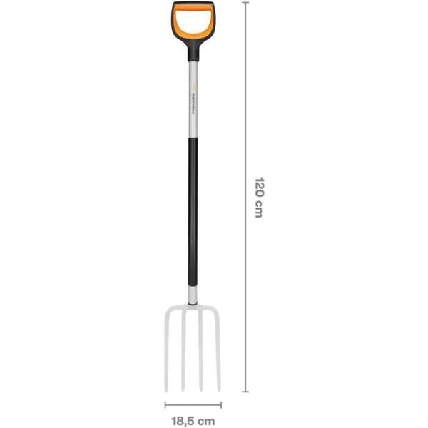 Fiskars Xact Spade, L, 120 cm, SortOrange, 1070716