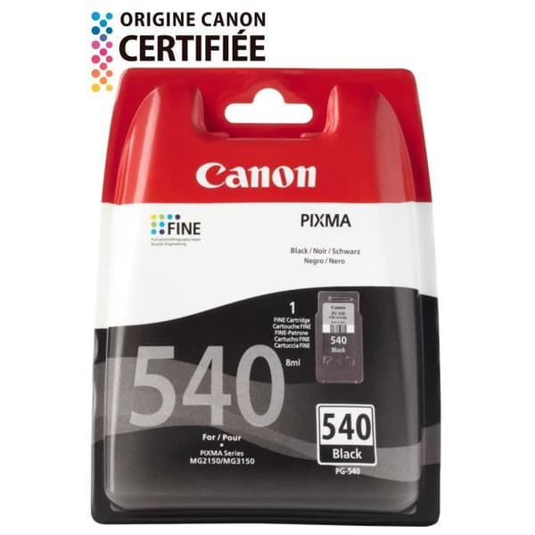 CANON bläckpatron PG-540 Svart