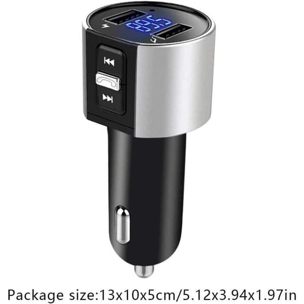 BIL FM TRANSMITTER Bil Bluetooth Adapter Bluetooth FM Transmitter Trådløs Biloplader Uden
