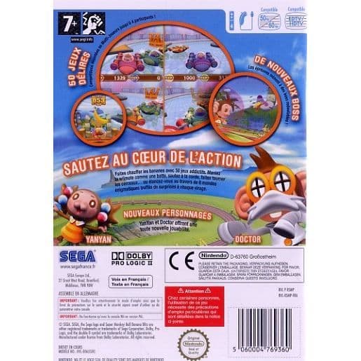 SUPER MONKEY BALL BANANA BLITZ / Wii