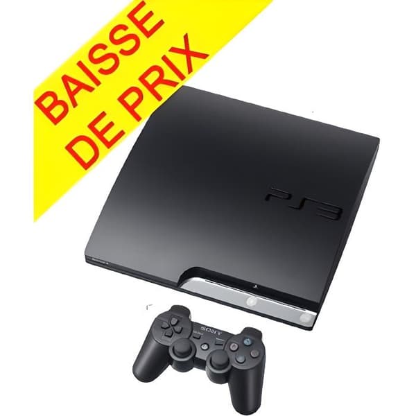Konsol PS3 320 GB Sort / konsol PS3.- USED