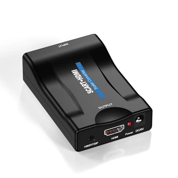 HOWEI scart til HDMI konverter (sort)