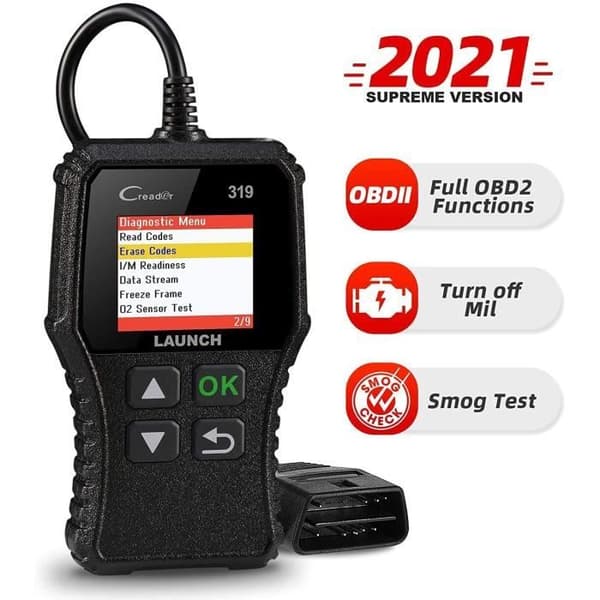 LAUNCH CR319 Scanner Auto Diagnostik OBD2 - EOBD-Can til at Læse og Slette Motorfejlkoder, EVAP Tester og Ca[389]
