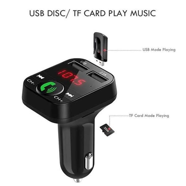 FM Bluetooth-sender til biladapter