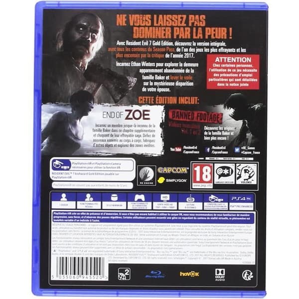 Resident Evil 7 Biohazard Gold Edition til PS4- REFURBISHED