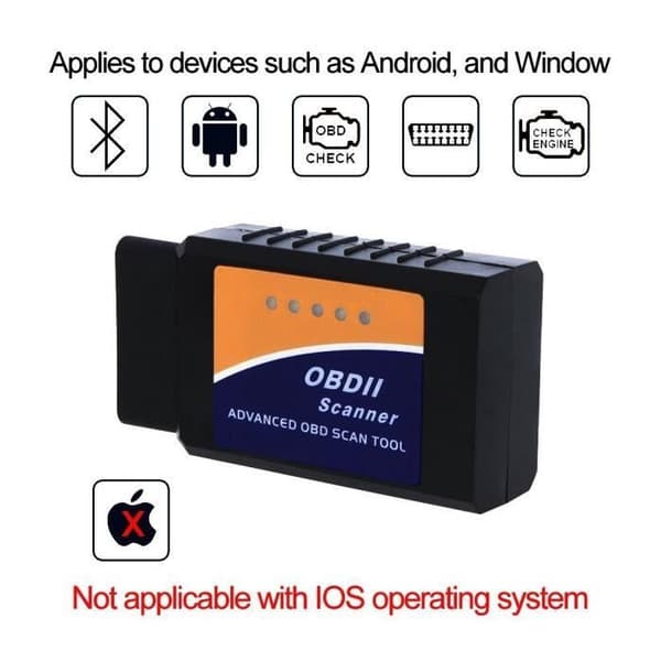 Scanner OBD2 - ALPEXE - ELM327 - Bluetooth - Universel - MULTIMARKE