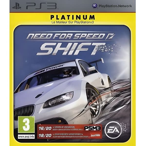 NEED FOR SPEED SHIFT Platinum / PS3 KONSOLIPELI- REFURBISHED
