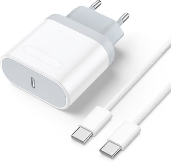 Pikacharger - TORTOISE - iPhone 15 - 20W - USB C - Kaapeli 2M
