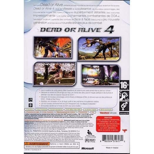 DEAD OR ALIVE 4 Classics / XBOX 360
