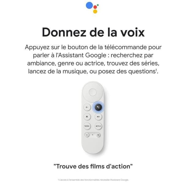 Google Multimedia Bridge Google Chromecast med Google TV (HD-version)- USED
