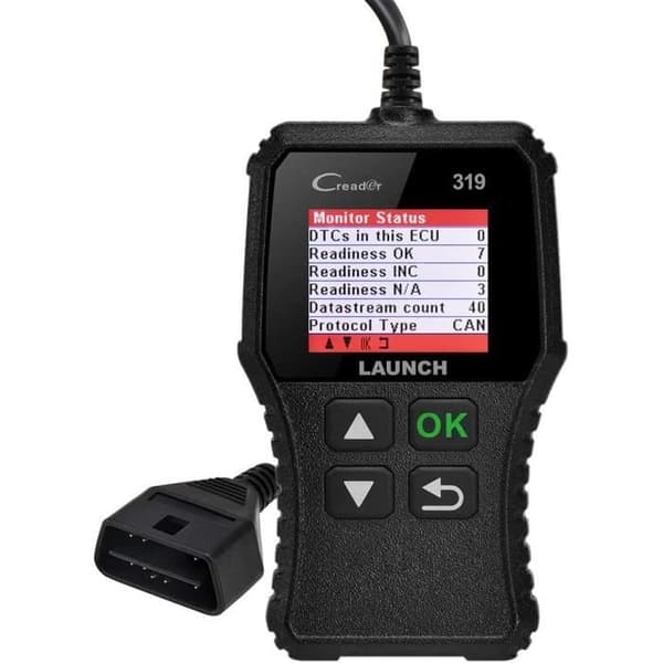 "Launch CR319 Scanner Auto Diagnostic OBD2 - EOBD-Can til at Læse og Slette Motorfejlkoder, EVAP Tester og Cap45"