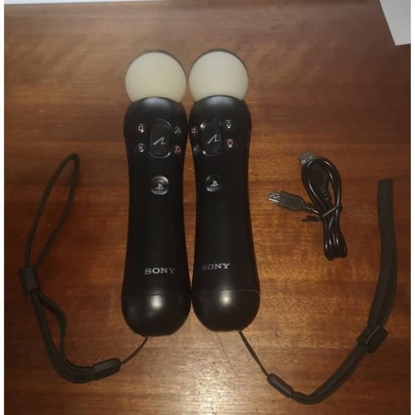 Spilcontroller - SONY - PS MOVE - Trådløs - Sort - Blister- REFURBISHED