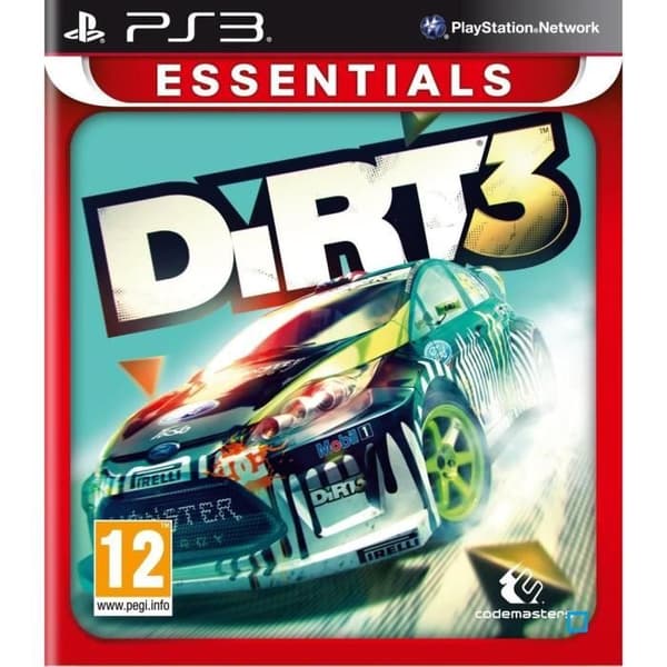 DIRT 3 ESSENTIALS / PS3-spil- USED