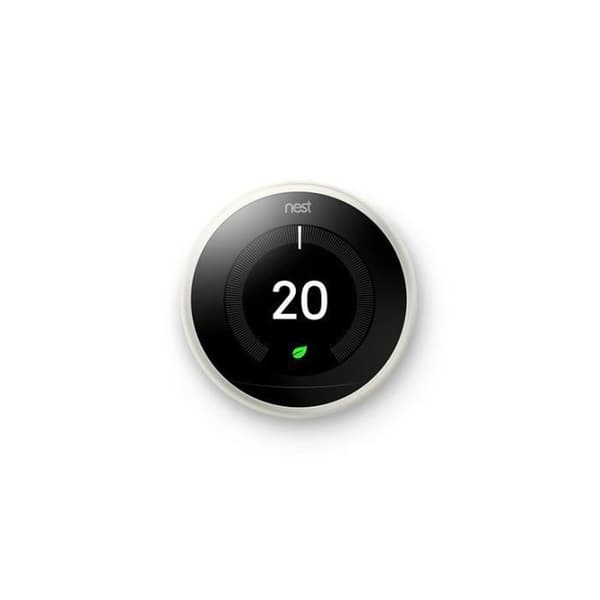 Termostat - GOOGLE - Nest Learning Thermostat 3:e generationen - Vit - 3:e generationen - 8.4 x 3.2 cm