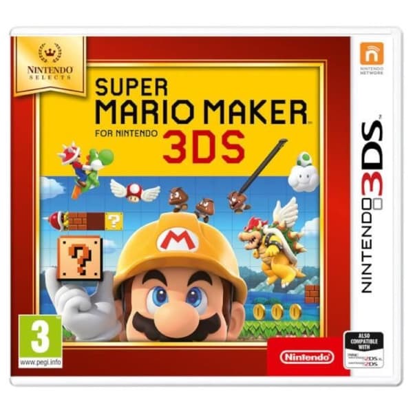 Super Mario Maker 3DS Spil (Se- REFURBISHED