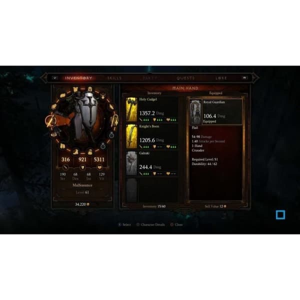 PS3-spel Diablo III - Ultimate Evil Edition - tysk import
