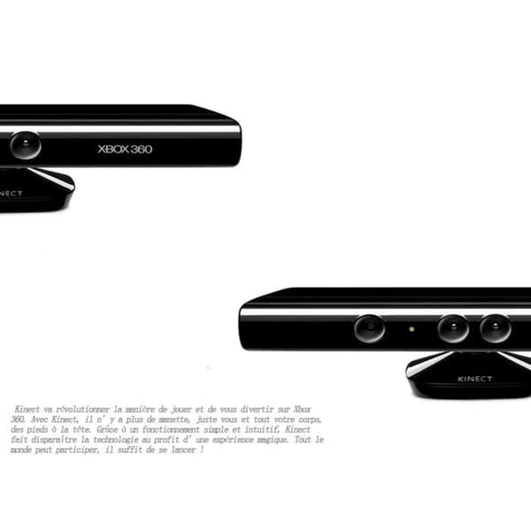 Kinect-sensor - Microsoft - Kinect Adventures - Svart - Xbox 360 - Utan kontrollenhet