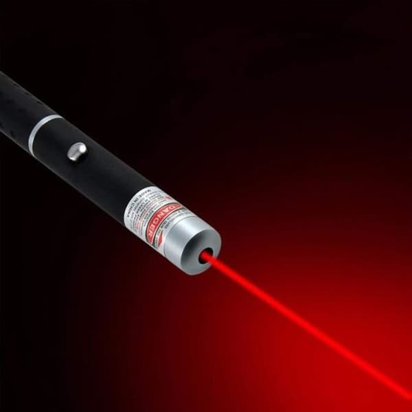 Rød Grøn Blå Lilla Laserpointer Undervisningspointer, Sort