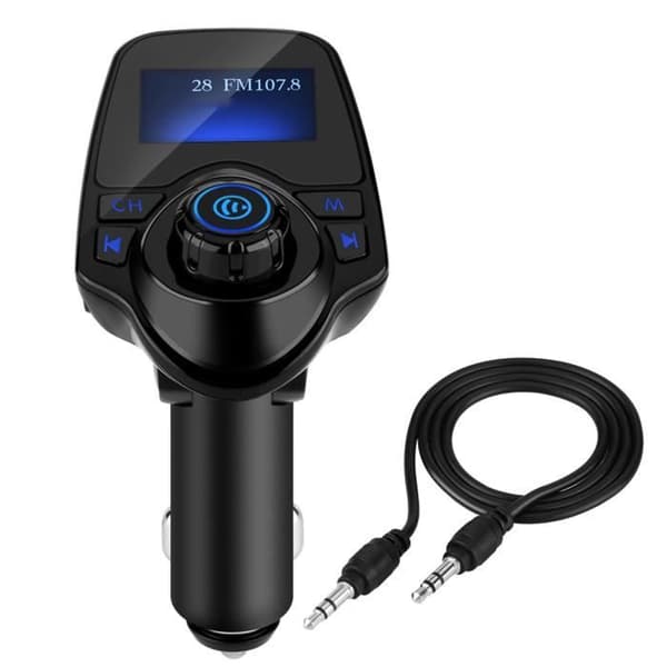 FM-sender - QIILU - T11 - Bluetooth - Håndfri kit - USB-oplader