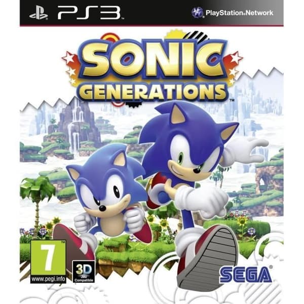 SONIC GENERATIONS / PS3-konsolipeli- USED
