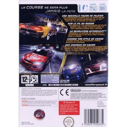 NEED FOR SPEED CARBON / Wii