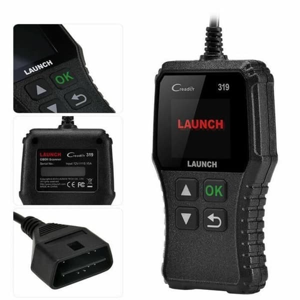 Diagnoseværktøj - CR319 - OBD2 - EOBD - Universel - Sort