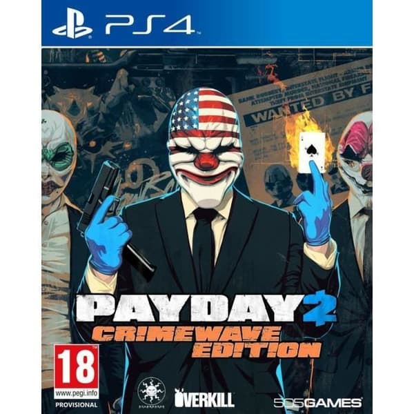 Payday 2 Edition Crimewave Spil PS4- REFURBISHED