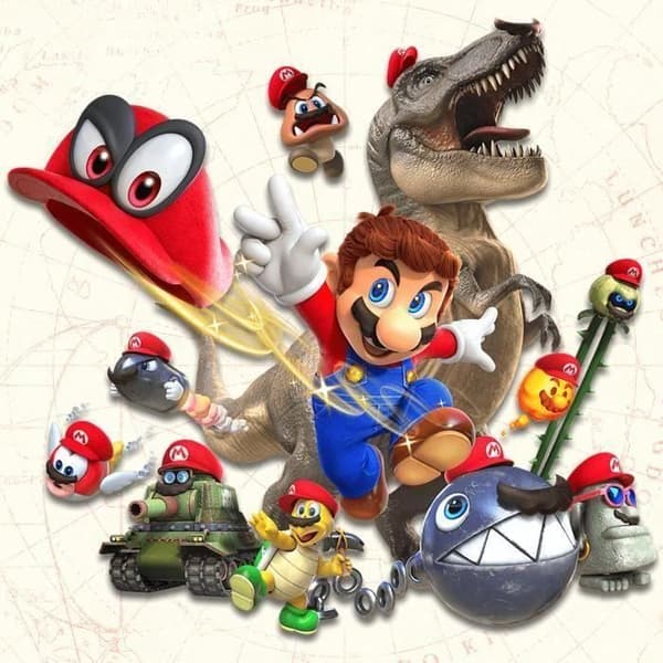 Super Mario Odyssey Spil Switch- USED
