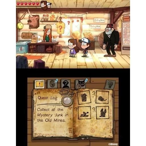 Gravity Falls Spil 3DS- USED
