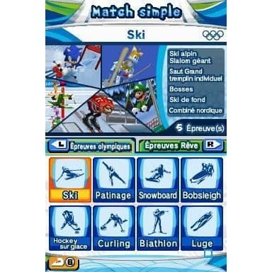 MARIO & SONIC VED VINTER-OL / DS Spil- USED