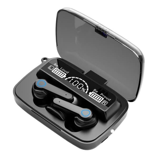 Bluetooth Øretelefon - LESHP - M19 - Intra-aurikulær - Trådløs - Sort